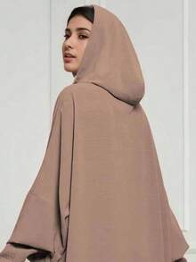 1 件女士连帽披肩，适合日常穿着，四季皆宜 - 彩色 - 查看 29