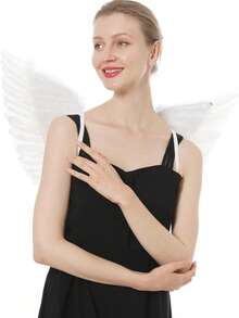 Đôi cánh thiên thần dành cho người lớn, cánh trắng, cánh đen, cánh lông vũ cho bé gái, cánh thiên thần hóa trang, dành cho phụ nữ - Nhiều màu - Xem 4