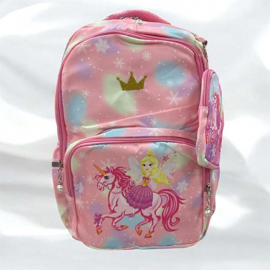 Women Fashion Backpacks - Pink - View 1