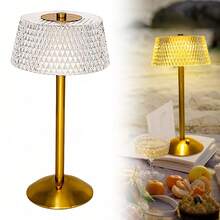 NetHong Wireless Table Lamp, LED Battery Table Lamp, Table Lamp With Battery, LED Table Lamp Dimmable, Bedside Lamp, Desk Lamp, Table Lamp For Living Room, Bedroom, 3 Light Colors