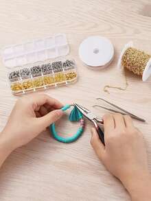(Tool Pliers, Ring, Tweezers Optional Set) 1 Box Jewelry Accessories Kit Open Jump Rings Lobster Clasp Hook Pliers Tweezers Suitable For DIY Bracelet Necklace Jewelry Making - J10-2 - View 4