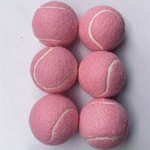 1pc High Elasticity Durable Tennis Ball For Beginners, 6.5cm Diameter, Suitable For Training, Fitness And Matches