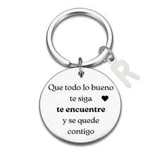 街头西班牙语最佳朋友情侣钥匙扣 S 男女通用 儿子女儿 毕业钥匙扣 老板 同事 离职 感谢 情人节 汽车配件 包包挂饰 背包 学生 可爱哥特 Y2K 万圣节配件 教师节 圣诞节礼物创意 包包配件 带证件夹的挂绳 汽车配件 包包挂饰 汽车配件 姐妹 - 銀色 - 查看 18