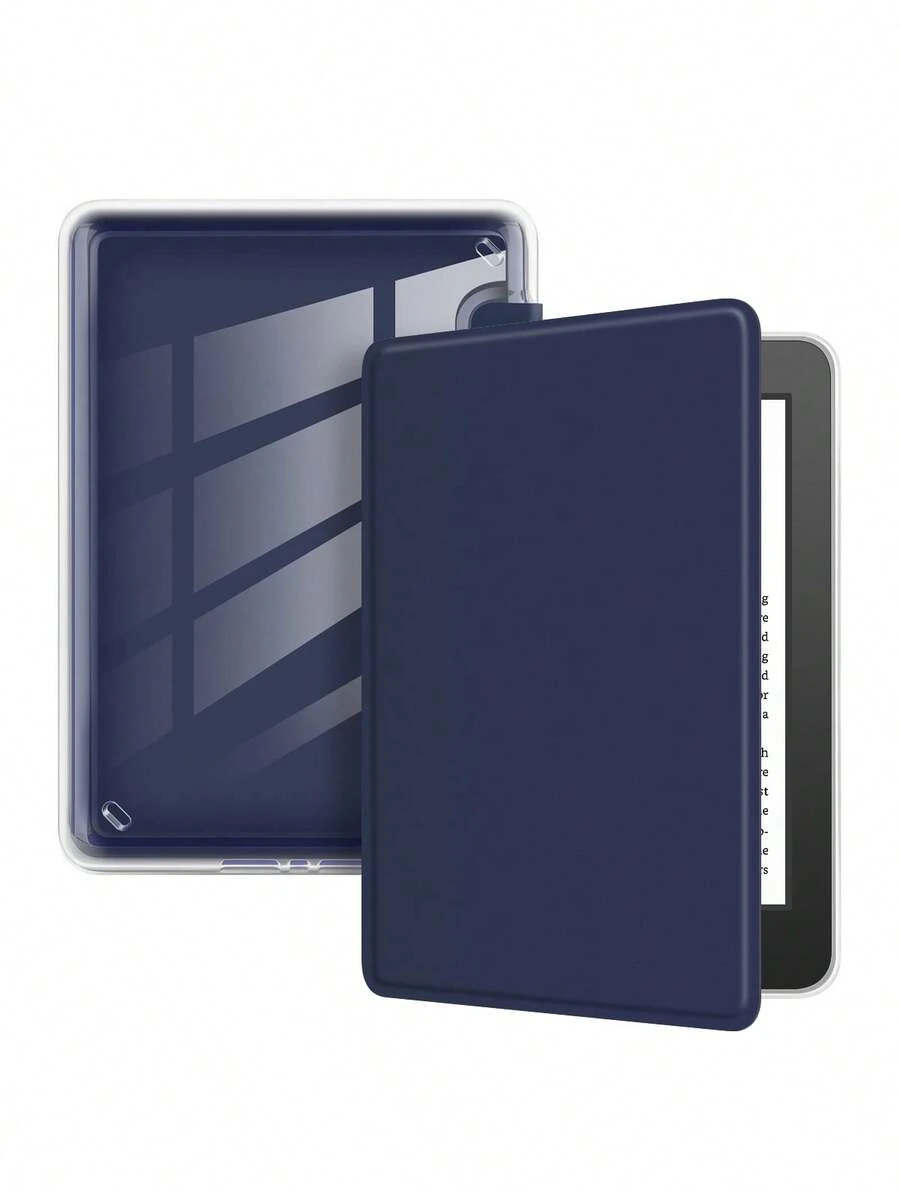 Sampul Pelindung Colorsoft untuk Kindle Paperwhite Generasi ke-11 (2021/Generasi ke-12/2024), Kindle Generasi ke-12 (2024) dan Kindle Generasi ke-10 (2019/Generasi ke-11/2022/2024), Mendukung Fungsi Tidur/Bangun Otomatis - biru tua - View 1