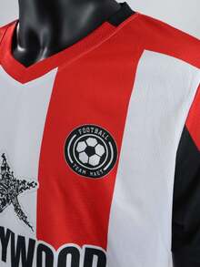 定制布伦特福德足球俱乐部球衣，带有个性化图形、徽标、名称和号码，男女通用，透气速干运动 T 恤，适合羽毛球、排球和足球训练 - 彩色 - 查看 4