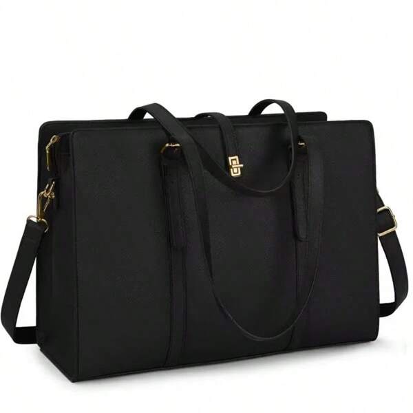 Fashionable Women's Waterproof & Durable 16-Inch Laptop Tote Bag, Large Capacity