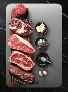 1 件 304 不锈钢家用加厚双面切菜板砧板，厨房切菜板，最佳砧板，可用洗碗机清洗，卫生耐用，适用于肉类、水果和蔬菜