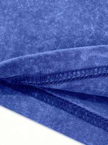 EWH 2025 New Astarion Baldurs Gate 3 Retro Washed T-Shirt For Men DG004 - Màu xanh lam - Xem 4