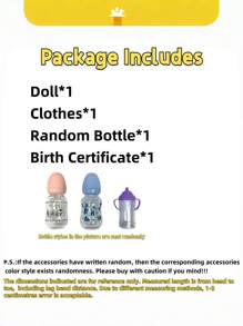 18-Inch Lifelike Sleeping Reborn Baby Girl Doll With Openable Mouth, Full Body Soft Silicone, 3D Painted Skin & Bald Details, Waterproof, Flexible, Includes Rooted Hair & Clothes - Perfect Gifts - Multicolor - View 11