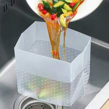 120PCS Kitchen Sink Drainage Garbage Bags Disposable Leftover Vegetable Waste Stand-Up Sink Strainer Bag Anti-Clogging Tools