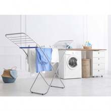 Folding Clothes Drying Rack With Wings Buenos Aires Maxeb - trắng - Xem 4