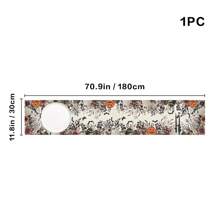 1/25pcs Halloween Ghost & Pumpkin Theme Table Flags, Kitchen Dining Table Decor, Fun Holiday Indoor Outdoor Home Decoration Party Supplies, Thanksgiving Party Favors, Holiday Gifts, Room Decor, Tabletop Decorations