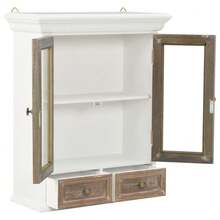 vidaXL Wandschrank Weiß 49x22x59 cm Holzwerkstoff - Weiss - Übersicht 2