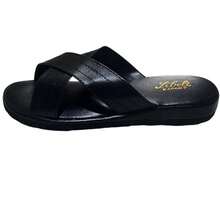 Grandma's Slippers Orthopedic Non-Slip Simple Neutral Home - Black X - View 4