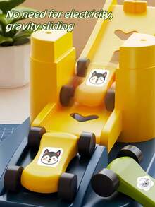 12 piezas Juego de Coches de Carreras en Miniatura con Rampa, Adecuado para Niños de 3-4 Años, 5-6 Años, También es un Gran Regalo para Niños y Niñas de 18 Meses+, Coches de Carreras F1, Juguetes para Niños, Juguetes para Bebés, Regalo de Navidad - Carro de orugas - Ver 10