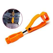 Clip de plástico de 6 piezas, clip para guantes antipérdida para exteriores, utilizado para enganchar y proteger equipos y herramientas pequeñas necesarias para diversas operaciones, como cascos, guantes, juegos de herramientas, etc. - Naranja - Ver 3