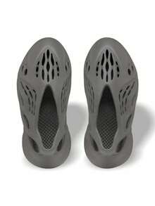 Adidas Yeezy Foam RNR 男女通用运动鞋，泡沫橡胶混合材质，耐用透气，时尚碳灰色 IG5349 - 碳 - 查看 3