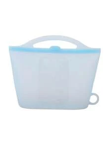 1200ml Silicone Food Storage Bags, Moisture-Proof & Durable, Suitable For Refrigeration, Boiling Water, Microwave Heating, Easy To Clean, Reusable, Foldable & Portable - Multicolor - View 13