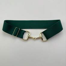 1 件可调节弹性腰带金属扣时尚服饰配饰女式腰带 2024 夏季、秋季、万圣节 - 彩色 - 查看 44