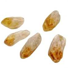 10 Pcs Citrine Yellow Crystal Rough Stone Natural Purple Gemstone Block Bulk Asymmetrical Small Raw Rock For Tumbling Crystal DIY Jewelry Making Rolling Ornaments Fish Tank Aquarium Terrarium Vase Filler Festival Gift For Girl Woman 1 Pc/5 Pcs/10 Pcs - Yellow - View 9