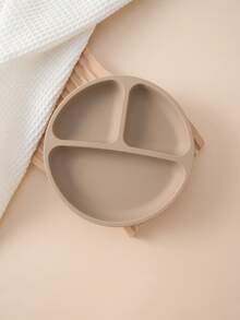 PopLittleOne 1pc Baby Sucker Silicone Dining Plate Children Dishes Suction Toddle Training Tableware Kids Feeding Bowls Baby Stuff