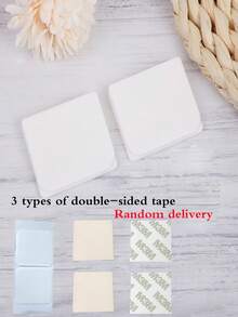 2pcs Multi-Functional Home Bathroom Shower Curtain Hooks Accessories Bathroom Decor - White - View 5