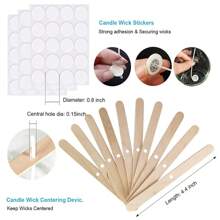 Candle Wicks Modern White Candle Wicks DIY Candle Making - Multicolor - View 4