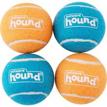 Outward Hound Tennis Ballz Fetch Dog Toy, 4-Pack - trái cam - Xem 1