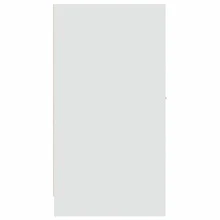 Mobiletto da farmacia bianco Larryhot 30x41x77,5 cm in legno ingegnerizzato, bello e pratico, ideale per riporre e decorare la casa - Bianco - Visualizzare 6