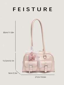 Women Shoulder Bags - 粉紅色的 - 查看 9