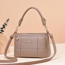 Women Shoulder Bags - 卡其色 - 查看 4