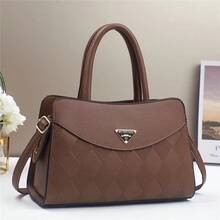 Women Top Handle Bags - 棕色 - 查看 2