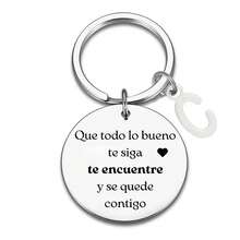 街头西班牙语最佳朋友情侣钥匙扣 S 男女通用 儿子女儿 毕业钥匙扣 老板 同事 离职 感谢 情人节 汽车配件 包包挂饰 背包 学生 可爱哥特 Y2K 万圣节配件 教师节 圣诞节礼物创意 包包配件 带证件夹的挂绳 汽车配件 包包挂饰 汽车配件 姐妹 - 銀色 - 查看 20