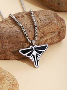 1 件《最后生还者 2》男士手链，萤火虫翅膀虫草真菌/感染警告标志项链，角色扮演珠宝，TLOU 粉丝必备，Ellie & Joel 爱好者的完美礼物 - 1件最後的生還者手繩 - 查看 4