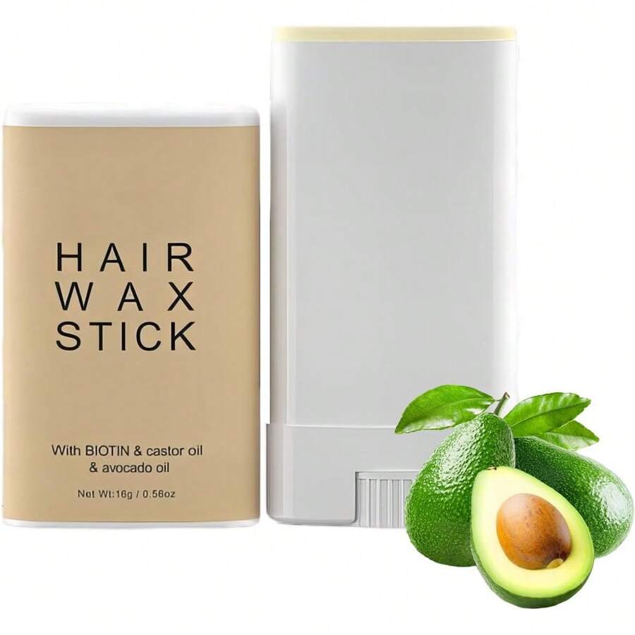 Hair Wax Stick Kids, 16G Control Sticks, Non-Greasy & Strong Hold, Hair Finishing Stick, Frizz Control Curly Hair,Smoothing & Curling - Everyday Use