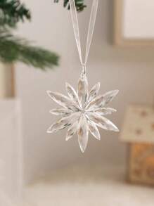 Acrylic Crystal Icicle Hanging Ornaments, Transparent Ice Pillar Christmas Tree Pendant, Winter Decor - Multicolor - View 3