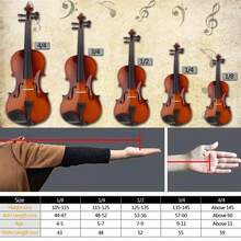 Violin 4/4 Full Size For Beginners With Hard Case, Bow, Rosin Pink - Pink - View 8