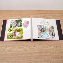 Self-Adhesive Photo Album With Pen, 40 Pages Scrapbook Album With Sticky Page, Linen Cover DIY Photo Album For 3x5, 4x6, 5X7, 6x8, And 8x10 Inch Photos, Large Photo Book For Wedding, Birthday, Christmas, Anniversary, School, Gift For Family, Friends