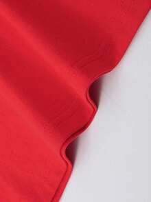 Mind - Healing Message Tee: Mental Health Focus (220g Cotton T-Shirt) Printed T-Shirt, Graphic Tee, Unisex T-Shirt, Casual And Comfortable, Men's Cotton T-Shirt. Interesting Pattern T-Shirts, Street Life, Home Leisure, Friends Gathering,Graphic Tees Men - Red - View 6