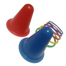 兔子解闷玩具 兔子磨牙玩具 环形玩具 益智兔子 豚鼠啃咬排气冰淇淋桶 赠5个随机颜色环形 - 彩色 - 查看 11