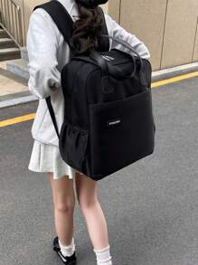 Wheeled Large Capacity Detachable Trolley Travel Bag, Carry-On Bag, School Backpack. The Wheels And Handle Are Detachable For Easy Storage. Unisex Suitable For Business Trip, Travel, School. Large Capacity Handbag & Backpack