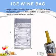HI FINE CARE Active Wine Cooler, Freezer Sleeve, Quick Cooling, Keeps Drink Cold, 2 Packs