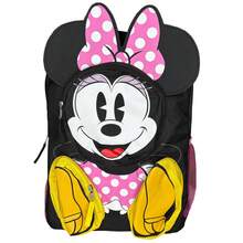 Disney Front Body 16" Backpack With 3D 3 Zipper Pockets - 黑色 - 查看 3