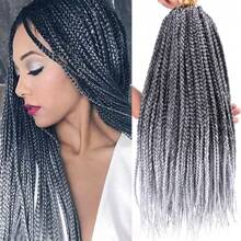 Crochet Box Braids Hair Pre Looped Goddess Box Braids Crochet Braiding Hair 3 Packs Crochet Box Braids 3x Box Braids Crochet Hair 18/24inch - Multicolor - View 20