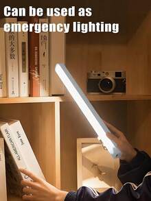 50厘米/30厘米/20厘米/10厘米LED人体感应夜灯条，人体感应灯，橱柜灯，楼梯感应夜灯，磁吸式设计，无线LED夜灯，USB充电，暖白光和白光可选，厨房照明，厨房装饰，旅行照明，储物柜照明，适用于房间、卧室、浴室、厨房、衣柜、楼梯、走廊、橱柜、床头柜、书桌等场所。 - 白色 - 查看 7