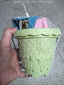 兒童戶外沙灘、水踏、雪地、沙灘玩具組，包括沙灘玩具工具、城堡建模工具、砌磚工具、沙灘玩具 - 多色3件套裝(顏色隨機) - 查看 13