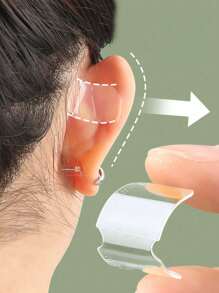 60/48/24/12片装隐形耳贴，低过敏性支撑贴，适用于角色扮演和脸型塑形 - 男女通用透明垂直矫正贴，隐形低过敏性硅胶耳贴 - 透明防下垂耳贴，适用于角色扮演、角色扮演游戏和派对，无异味支撑贴，用于塑造面部轮廓、化妆、价格实惠、房间装饰、梳妆台、旅行、卧室、化妆配件、价格实惠、圣诞礼物、化妆品、化妆工具、便宜货、礼物、女士礼物、圣诞礼物