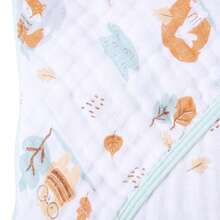 Soft Hooded Baby Diaper Bath Towel OR Kit With 2, 3 Or 4 Towels - Forest - View 2