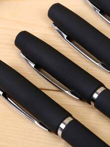 1pc/6pcs/10pcs/20pcs Customizable Large Capacity Matte Barrel Signing Neutral Pen, Suitable For Graduation Season, Back To School Supplies, School Event Prizes, Teacher's Day Gifts For Teachers, Shopping Mall Gifts, Hotel Amenities, Catering Gifts And Other Customized Promotional Pens,Office & School Supplies,Xmas Decoration,Smooth Writing Pen