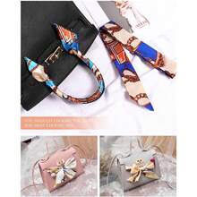 JELIEE 6 Pack Scarf Bags For Women  Narrow Scarf Hair  Neck Scarves  Fashion Gifts - 最初的 - 查看 5